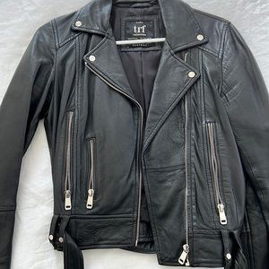 Zara leather jacket
